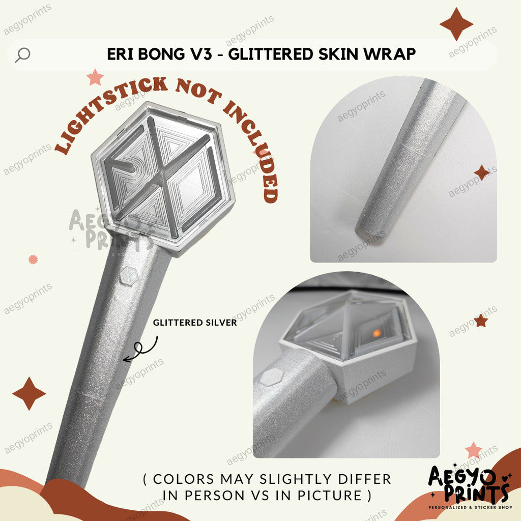 ERIBONG V3 - SKIN WRAP FOR EXO LIGHTSTICK | Aegyoprints