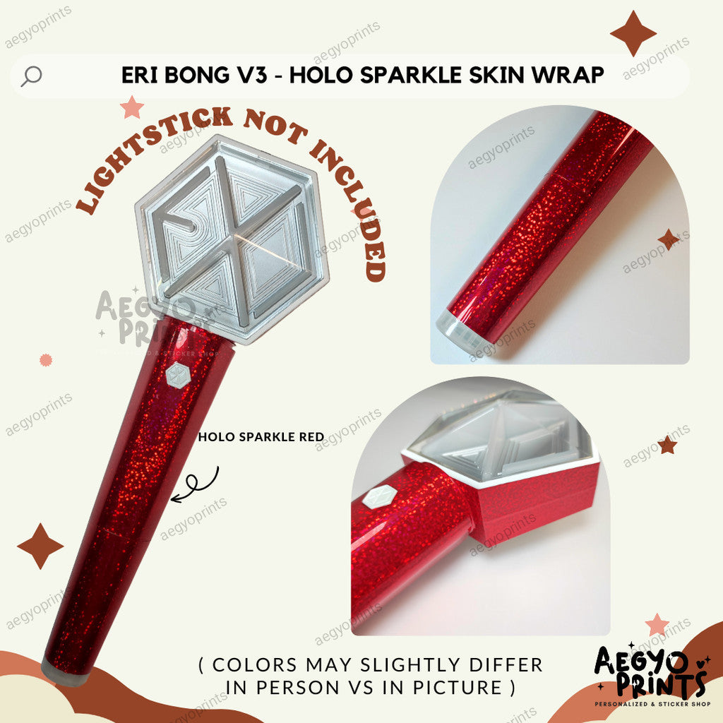 ERIBONG V3 - SKIN WRAP FOR EXO LIGHTSTICK | Aegyoprints