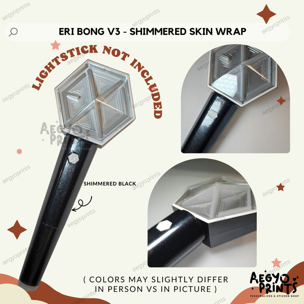 ERIBONG V3 - SKIN WRAP FOR EXO LIGHTSTICK | Aegyoprints