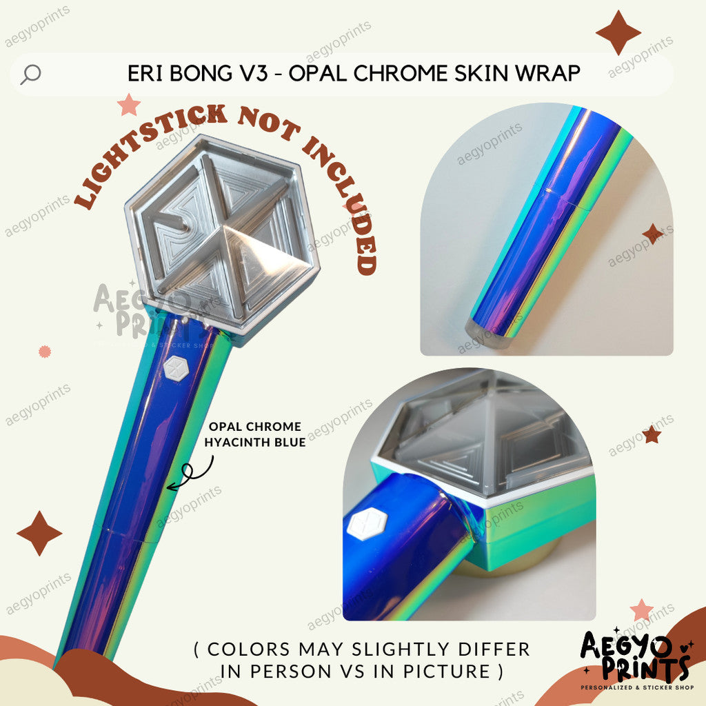 ERIBONG V3 - SKIN WRAP FOR EXO LIGHTSTICK | Aegyoprints