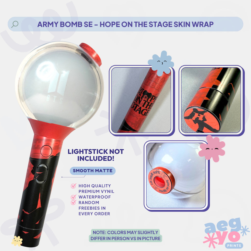 ABSE - Hope on the Stage inspired Fan-made Army Bomb Skin Wrap by Aegyoprints