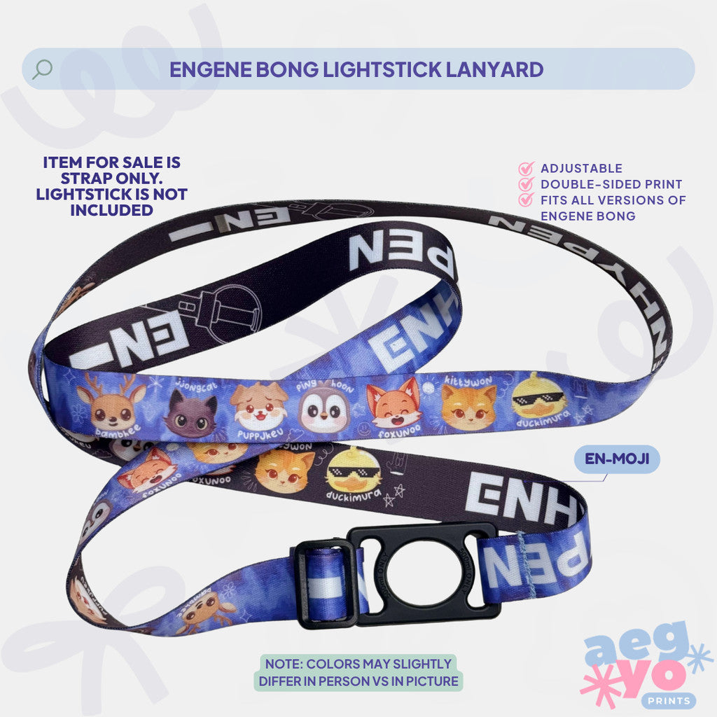 ENHA ENGENE BONG FAN-MADE LIGHTSTICK LANYARD FOR ENGENE BONG | AEGYOPRINTS