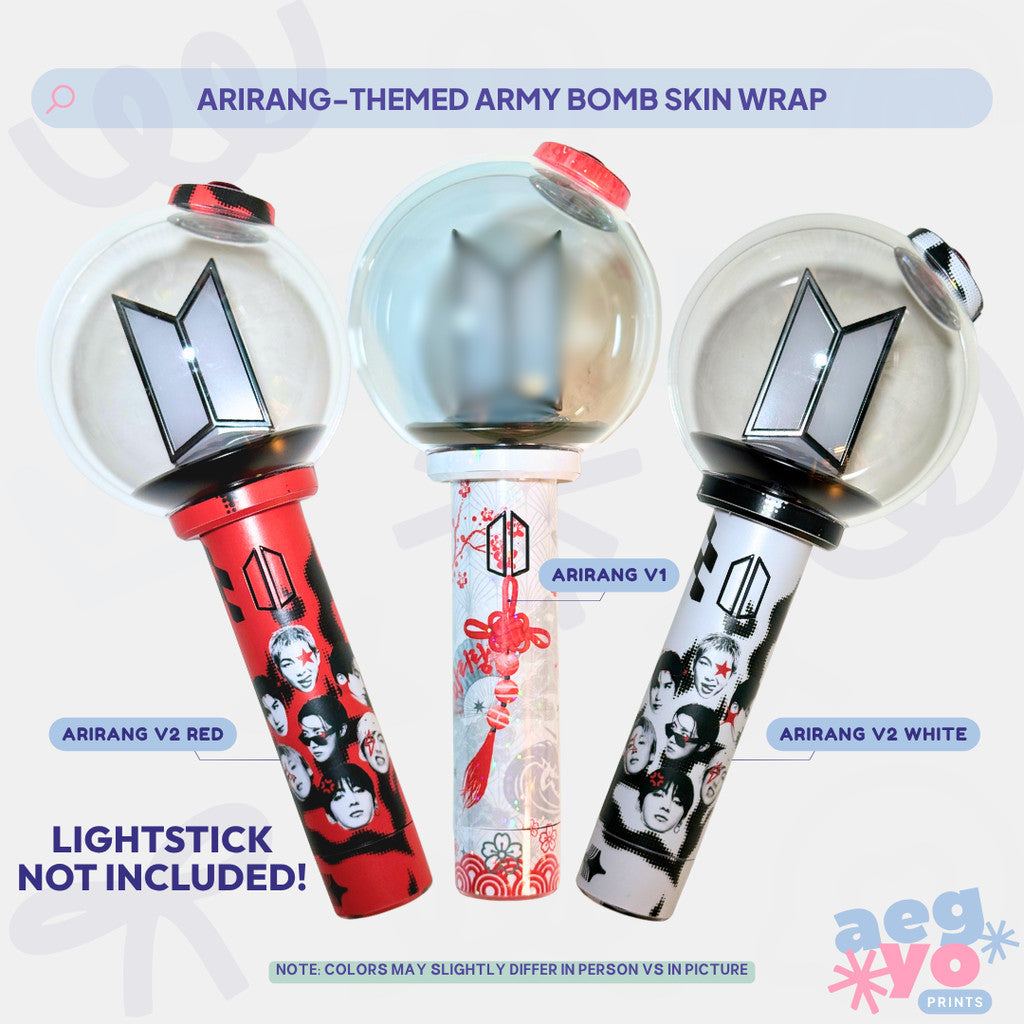 ARIRANG-THEMED ARMY BOMB SKIN WRAP | AEGYOPRINTS