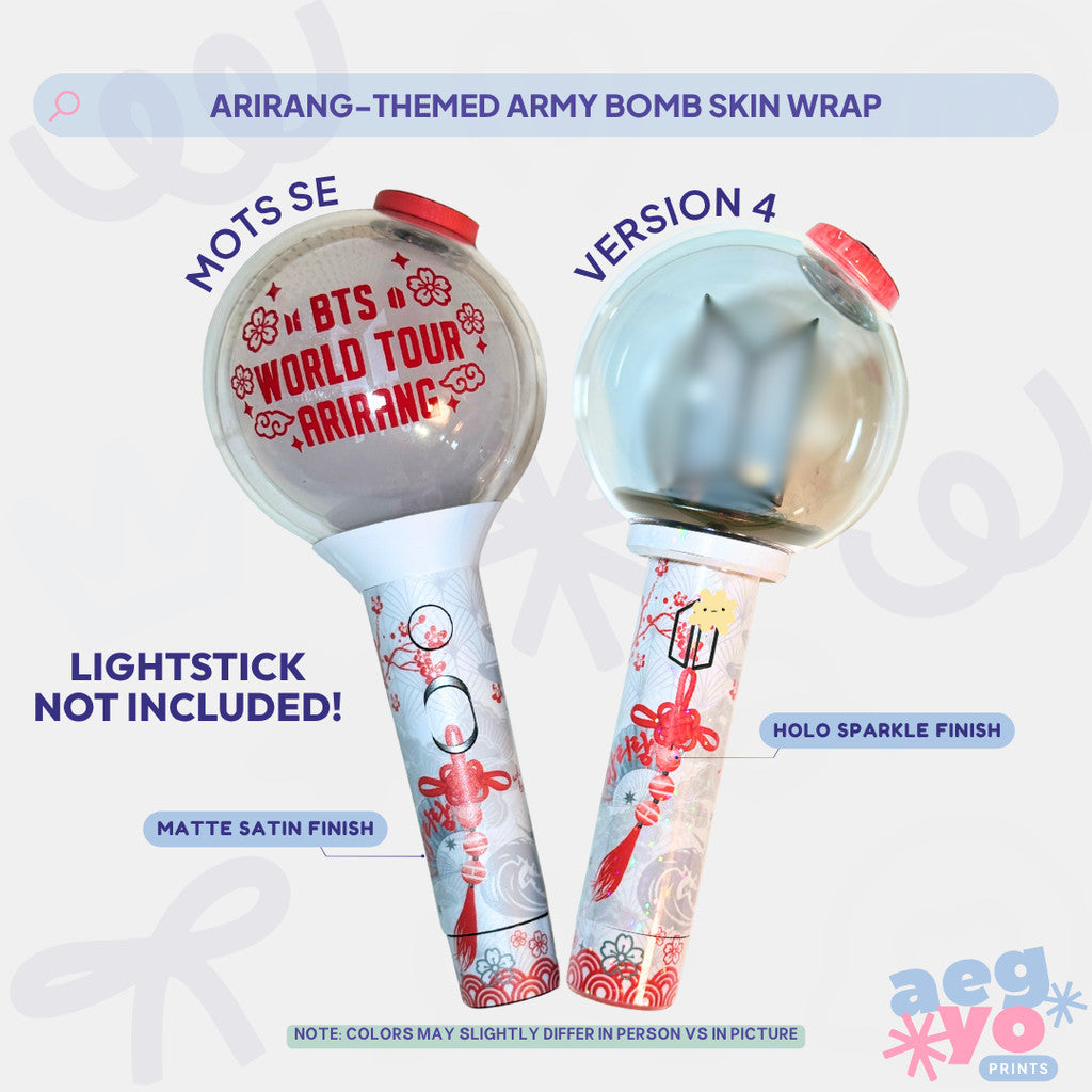 ARIRANG-THEMED ARMY BOMB SKIN WRAP | AEGYOPRINTS