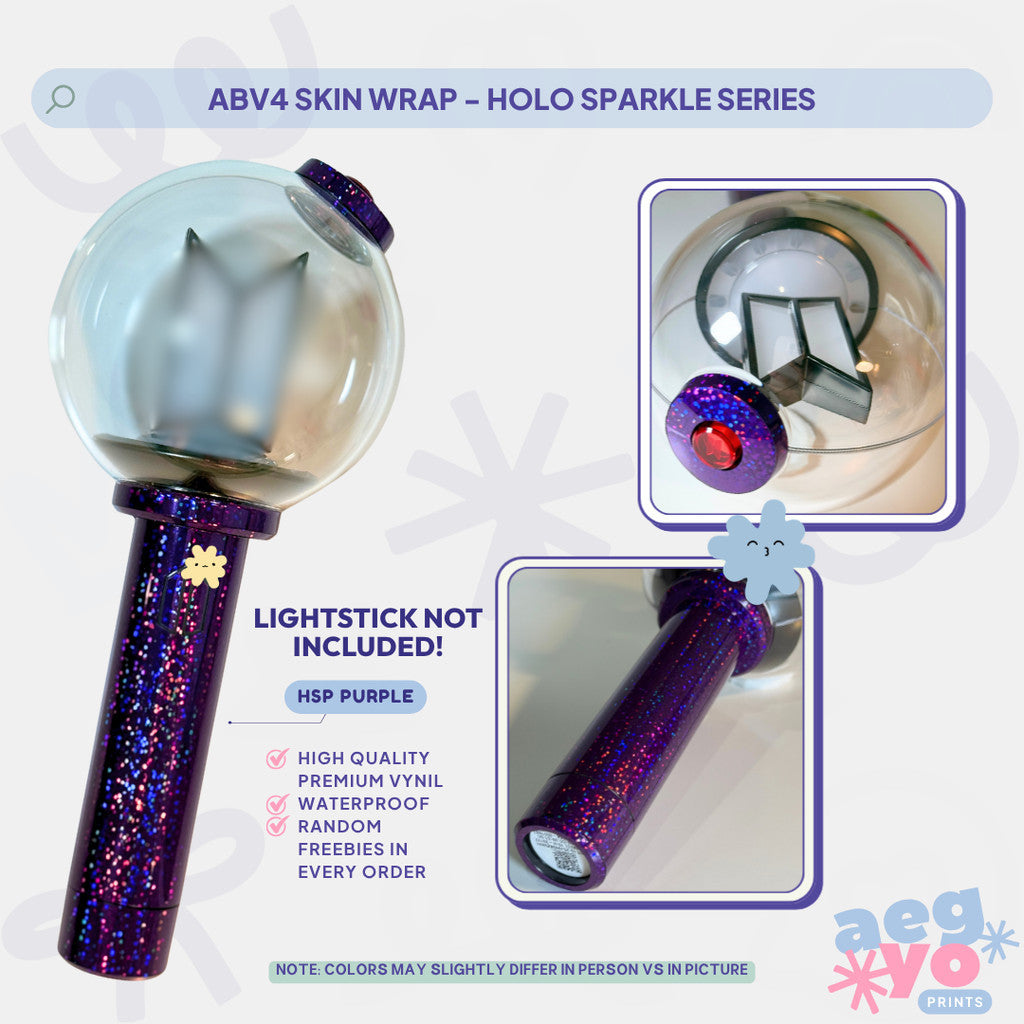 ABV4 - HOLO SPARKLE SERIES FAN-MADE Army Bomb Version 4 Skin Wrap | Aegyoprints