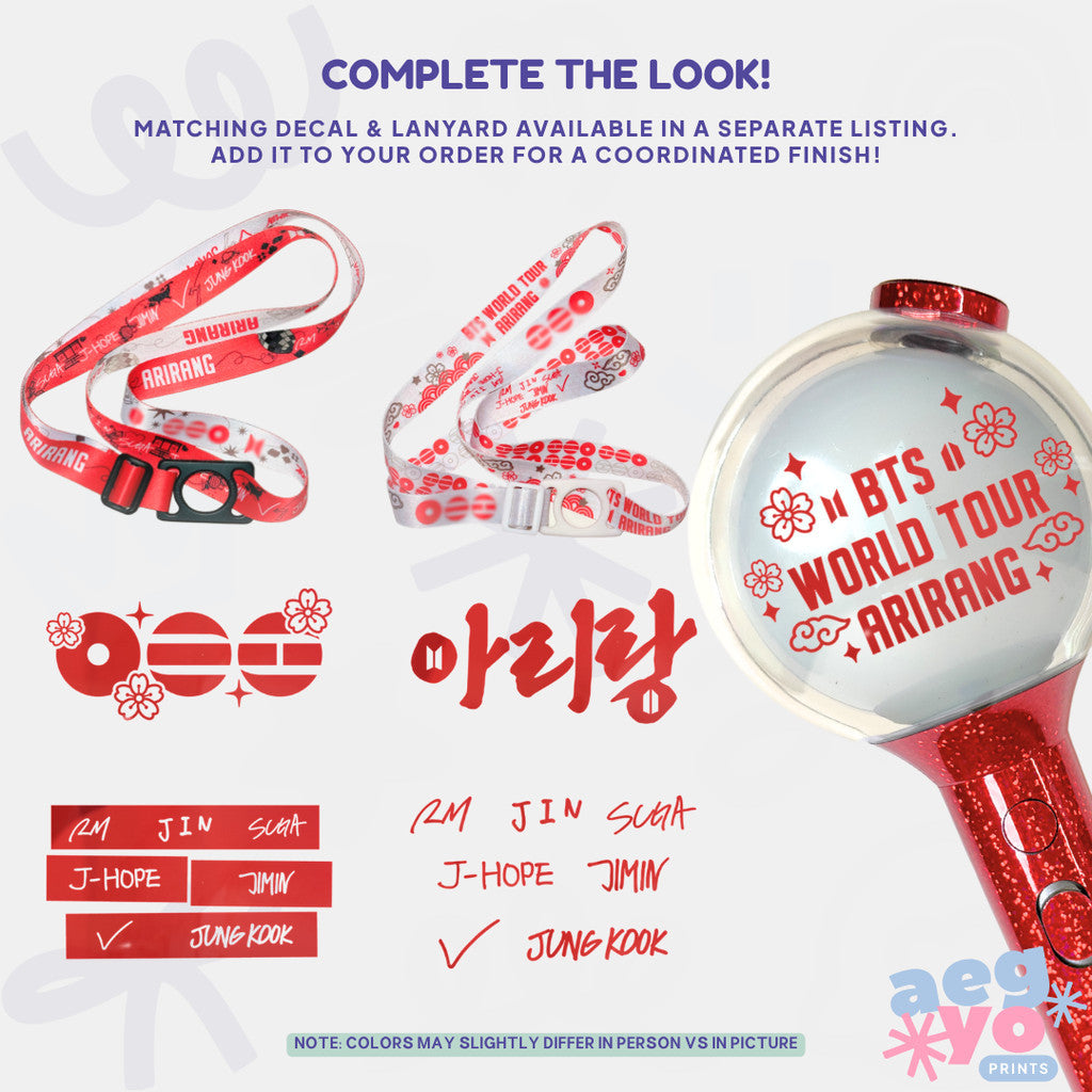 ARIRANG-THEMED ARMY BOMB SKIN WRAP | AEGYOPRINTS
