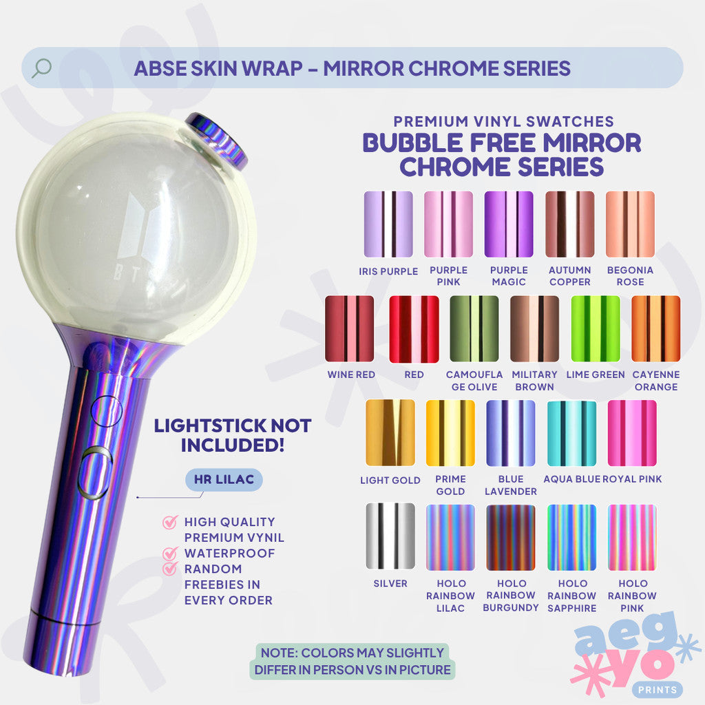 ArmyBomb (ABSE) - Mirror Chrome Skin  Decal Sticker by Aegyoprints