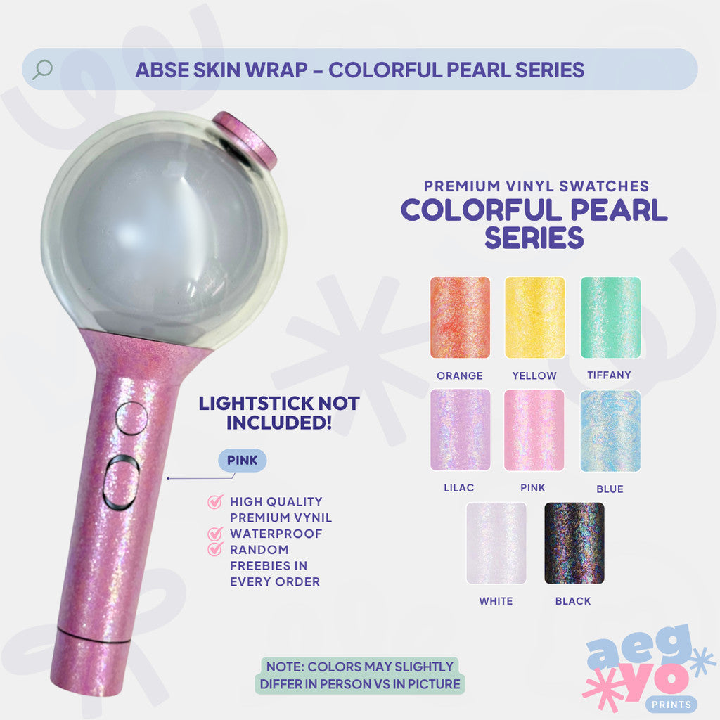 ABSE - COLORFUL PEARL SERIES FAN-MADE Army Bomb Skin Wrap | Aegyoprints (sticker decals only)