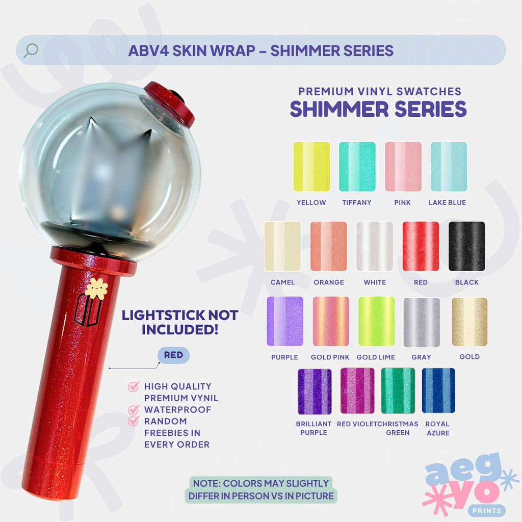 ABV4 - SHIMMER SERIES FAN-MADE Army Bomb Version 4 Skin Wrap | Aegyoprints