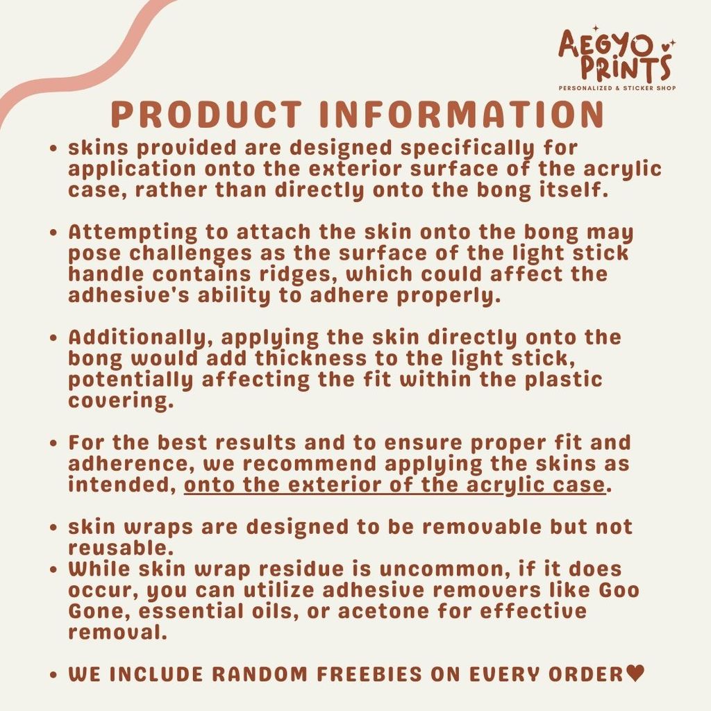 CARAT BONG V3 - MINITEEN SKIN WRAP FOR SEVENTEEN LIGHTSTICK CBV3 | AegyoPrints